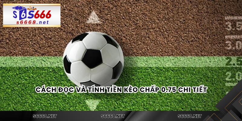 Cách đọc và tính tiền kèo chấp 0.75 chi tiết