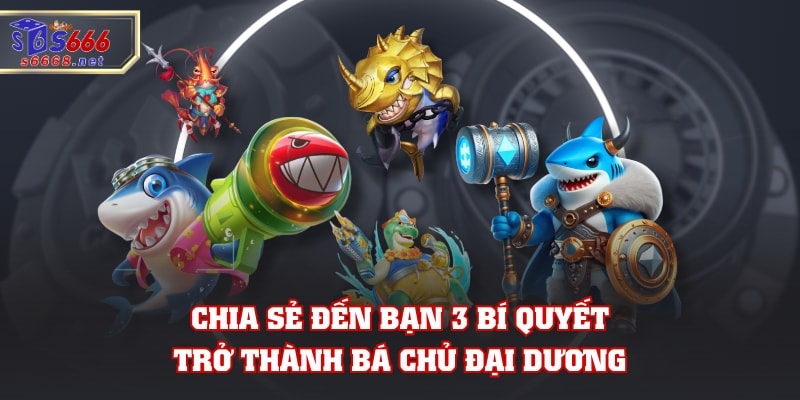 Chia sẻ đến bạn 3 bí quyết trở thành bá chủ đại dương
